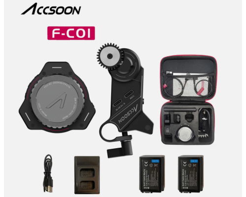 Система керування об'єктивом Accsoon F-C01 з бездротовою/провідною витримкою FHSS