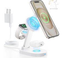 Бездротова зарядна станція iDsonix 18 Вт 3 в 1 для iPhone