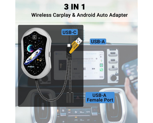 Бездротовий адаптер LEYMENCOJ для Carplay