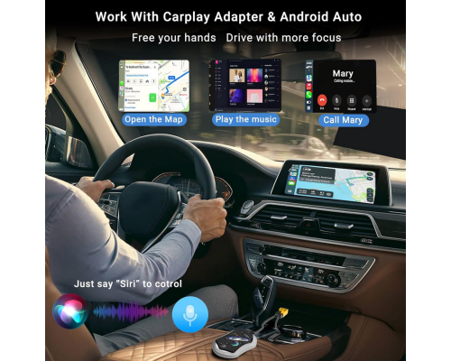 Бездротовий адаптер LEYMENCOJ для Carplay