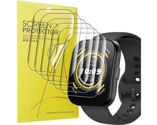 Захисне скло для Smart Watch 1.91 дюйма сумісне з Amazfit Bip 5 6шт.