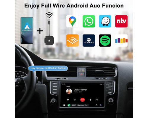 Бездротовий адаптер Android Auto FEINODI