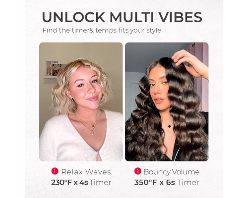 Плойка для волосся-завивкі - TYMO ROVY Beach Waves Curling Wand