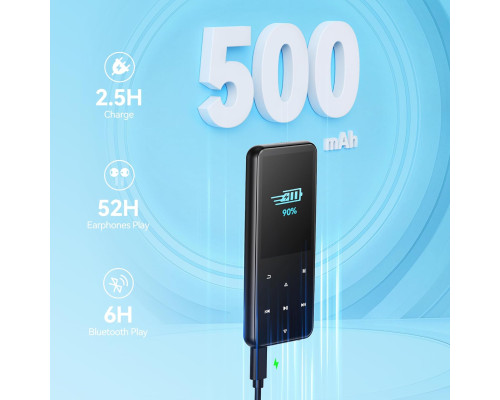 MP3-Плеєр з Bluetooth та вбудованою пам'яттю 64 ГБ AGPTEK