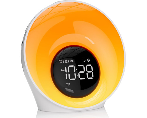 Будильник-нічник Wake Up Light Sunrise з функцією білого шуму