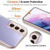 Прозорий чохол для Samsung Galaxy S22 5G / 4G + 2 захисні скла