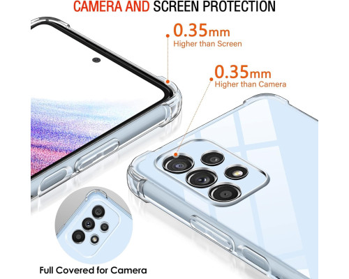 Прозорий чохол для Samsung Galaxy A53 5G + 3 захисних скла