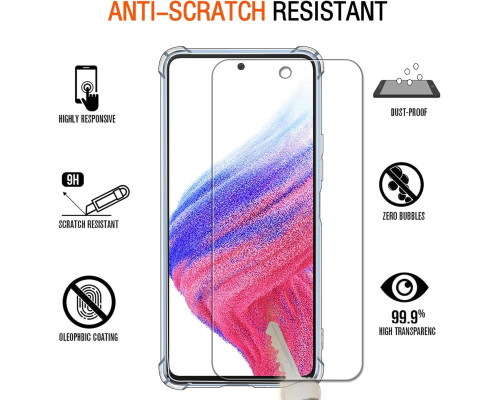 Прозорий чохол для Samsung Galaxy A53 5G + 3 захисних скла