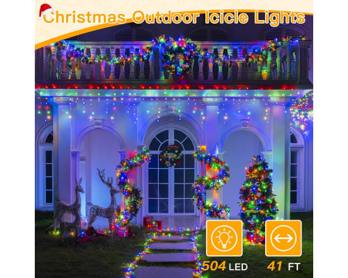 Вуличні гірлянди Ollny Icicle Lights