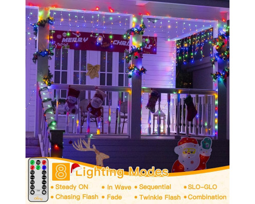 Вуличні гірлянди Ollny Icicle Lights