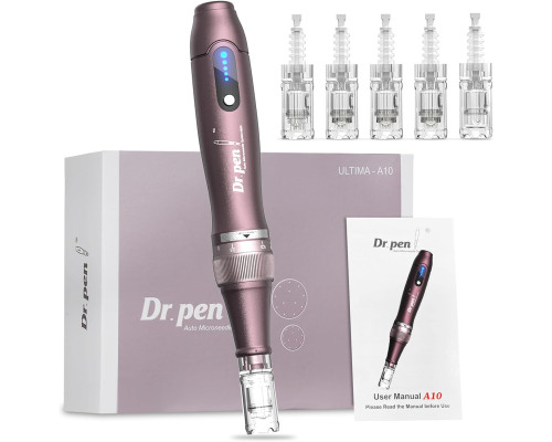Професійна бездротова ручка з мікронідлінгом Dr. pen Ultima A10з 5 змінними картриджами