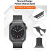 Ремінець для годинника сумісний з Apple Watch (чорний)