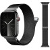Ремінець для годинника сумісний з Apple Watch (чорний)