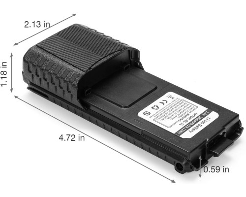 Акумулятор для радіостанцій BaoFeng BL-5 7,4 В 3800 мАг
