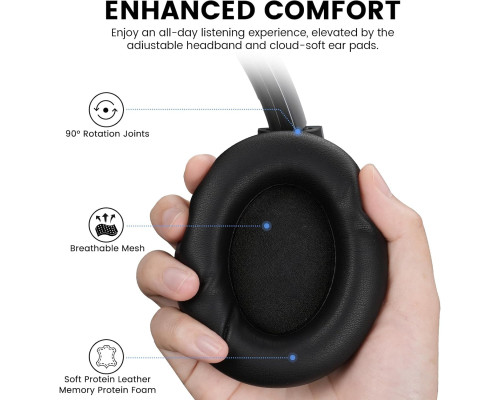 Бездротові навушники 1Mii AI Y8+ із шумопоглинанням Bluetooth 6.0