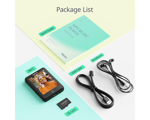 MP3-Плеєр Yoton з Bluetooth 5.2 та сенсорним екраном