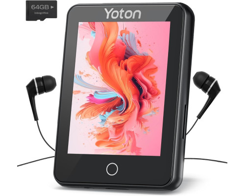 MP3-Плеєр Yoton з Bluetooth 5.2 та сенсорним екраном