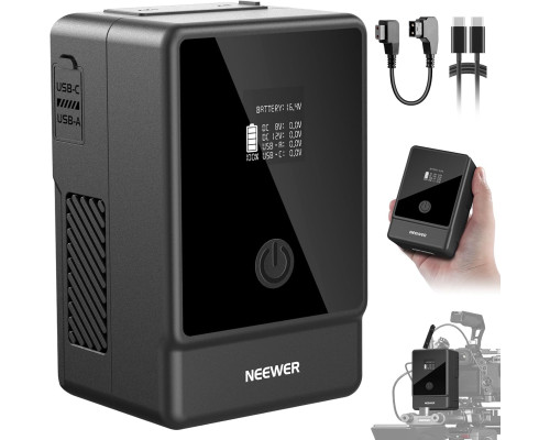 Акумулятор NEEWER Basics V Mount PS099E для відеокамер та аксесуарів