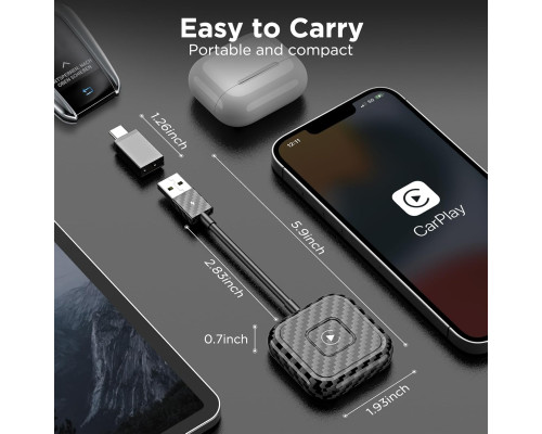 Бездротовий адаптер ITIDU CarPlay для Apple