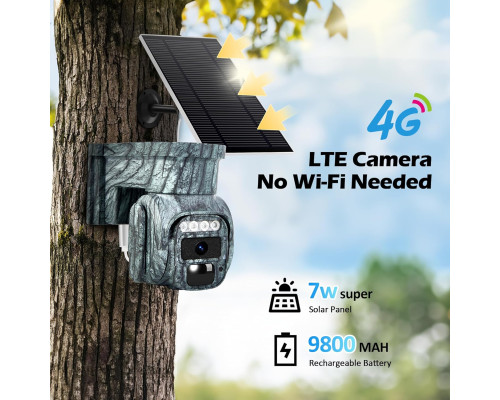 Бездротова зовнішня камера відеоспостереження з підтримкою 4G