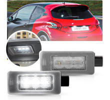 Світлодіодне підсвічування номерного знаку Peugeot 207 208 308 2008 3008 5008 Citroen C5 III RD 08